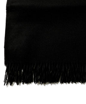 Large Brushed Stole / Pure Black