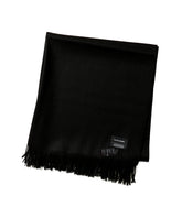 Large Brushed Stole / Pure Black