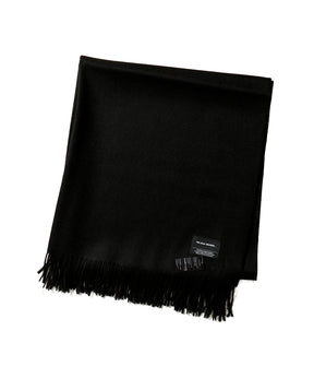 Large Brushed Stole / Pure Black