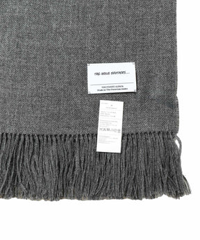 Non Brushed Large Stole Twisted Fringes