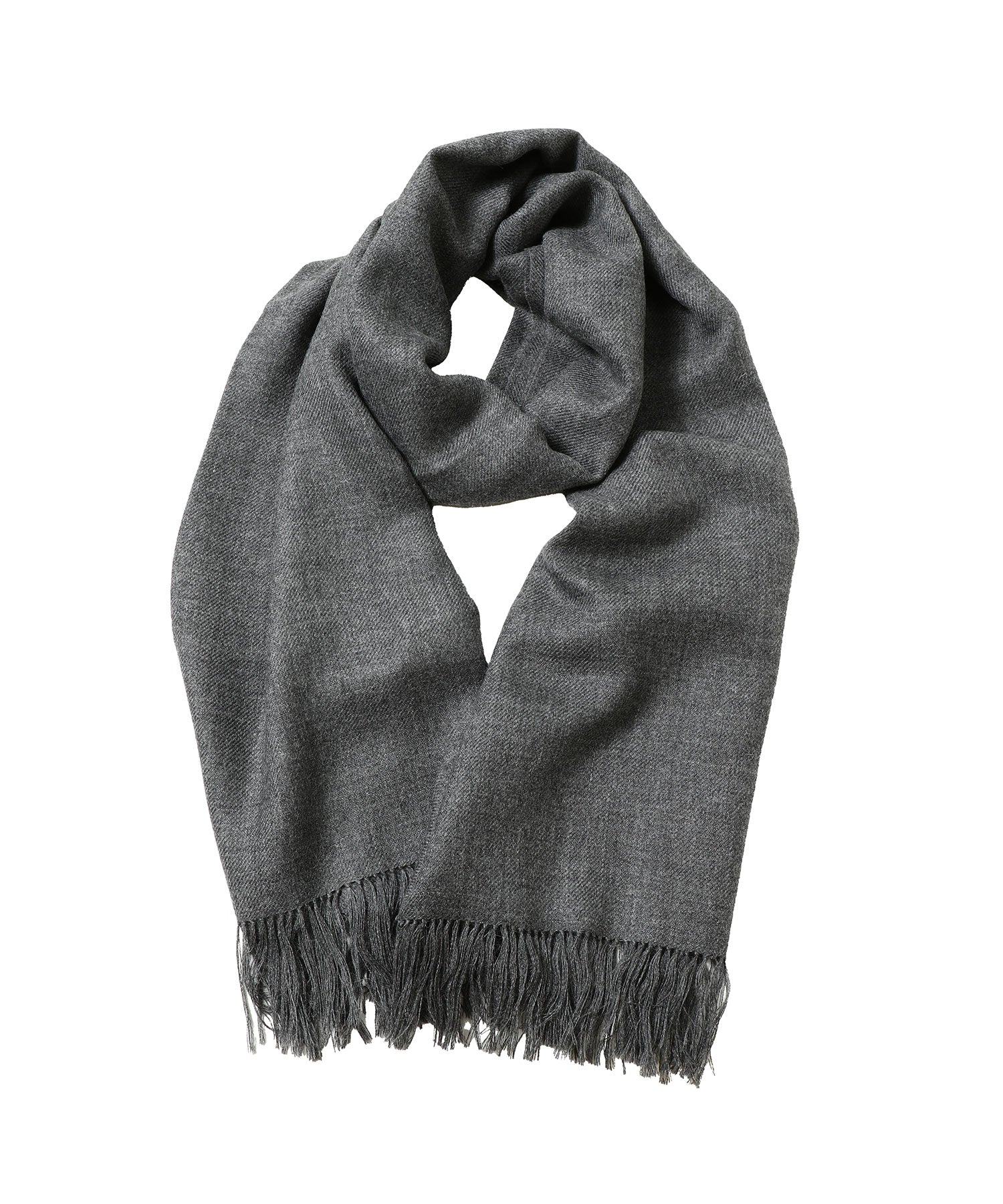 Non Brushed Large Stole Twisted Fringes