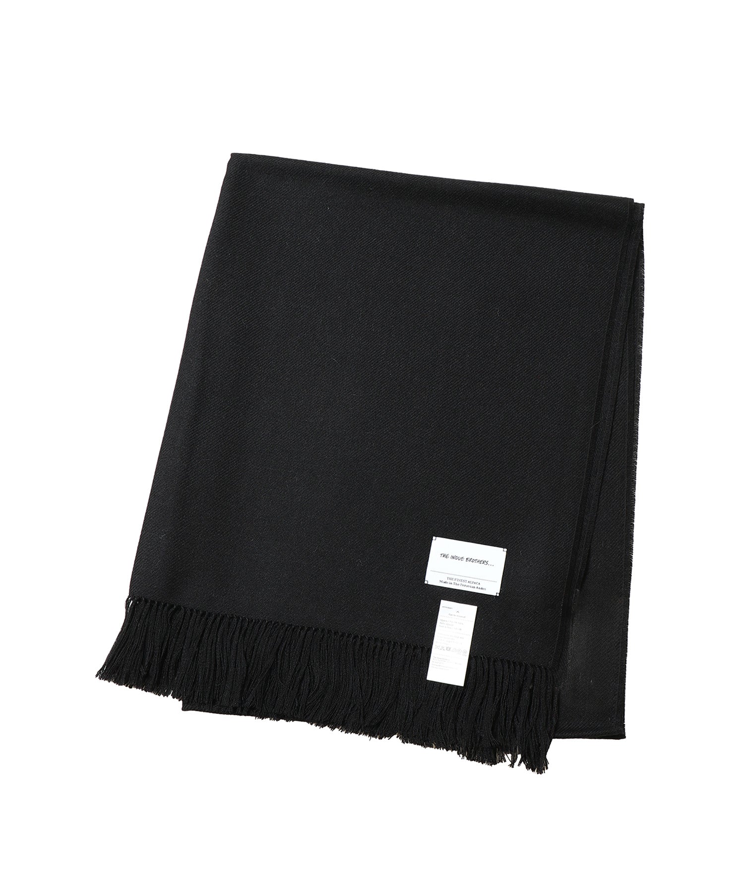 Non Brushed Large Stole Twisted Fringes