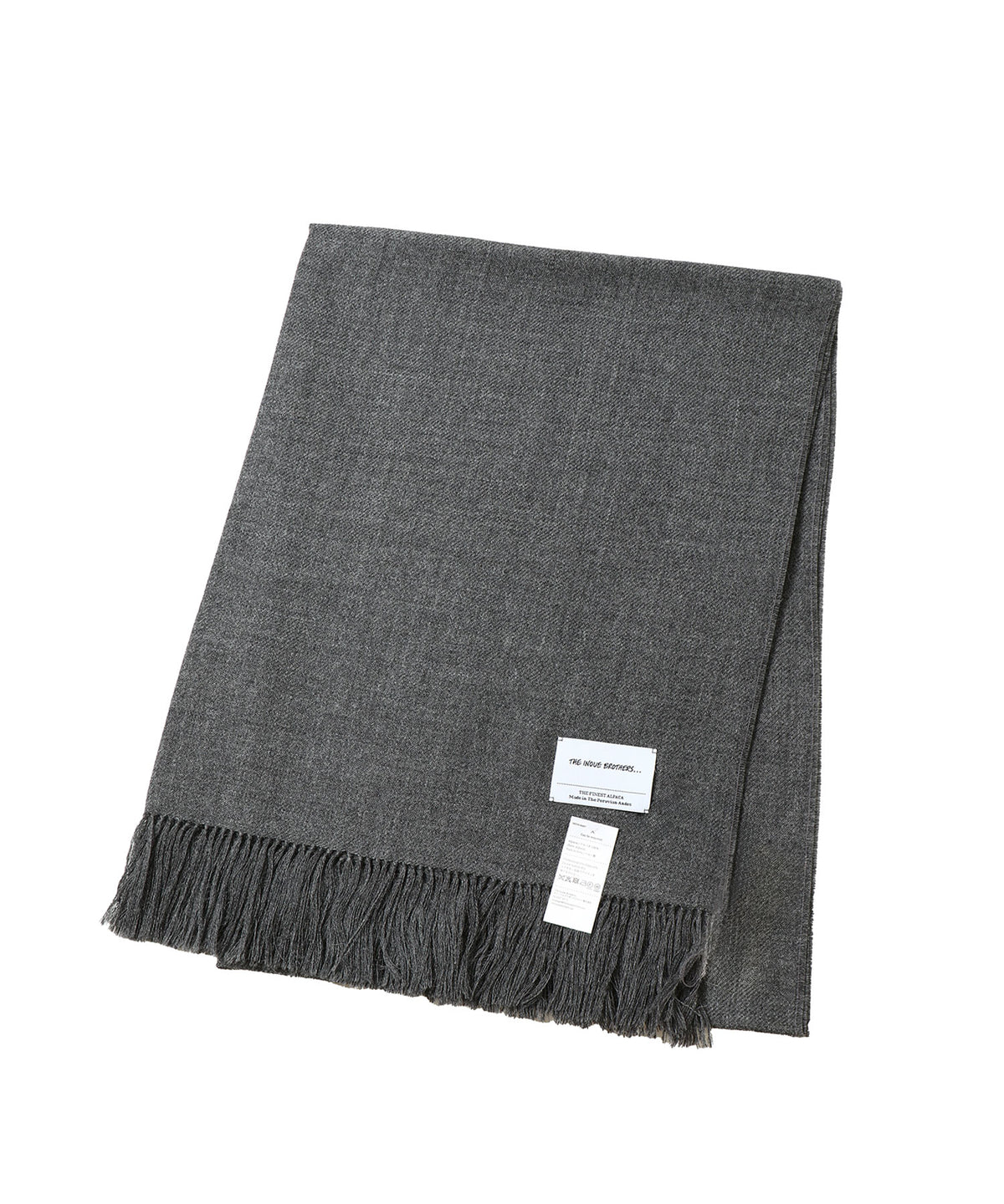 Non Brushed Large Stole Twisted Fringes