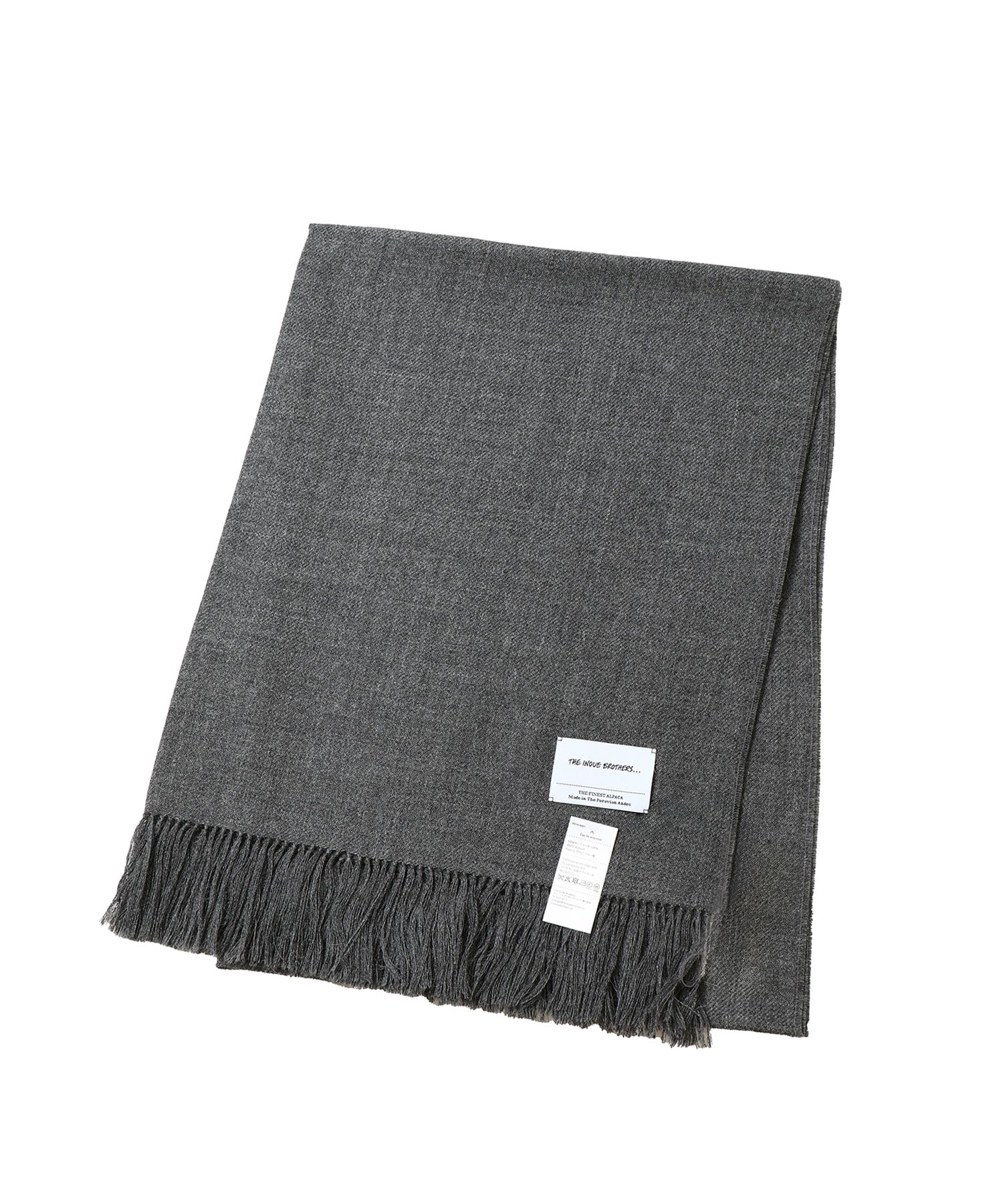 Non Brushed Large Stole Twisted Fringes