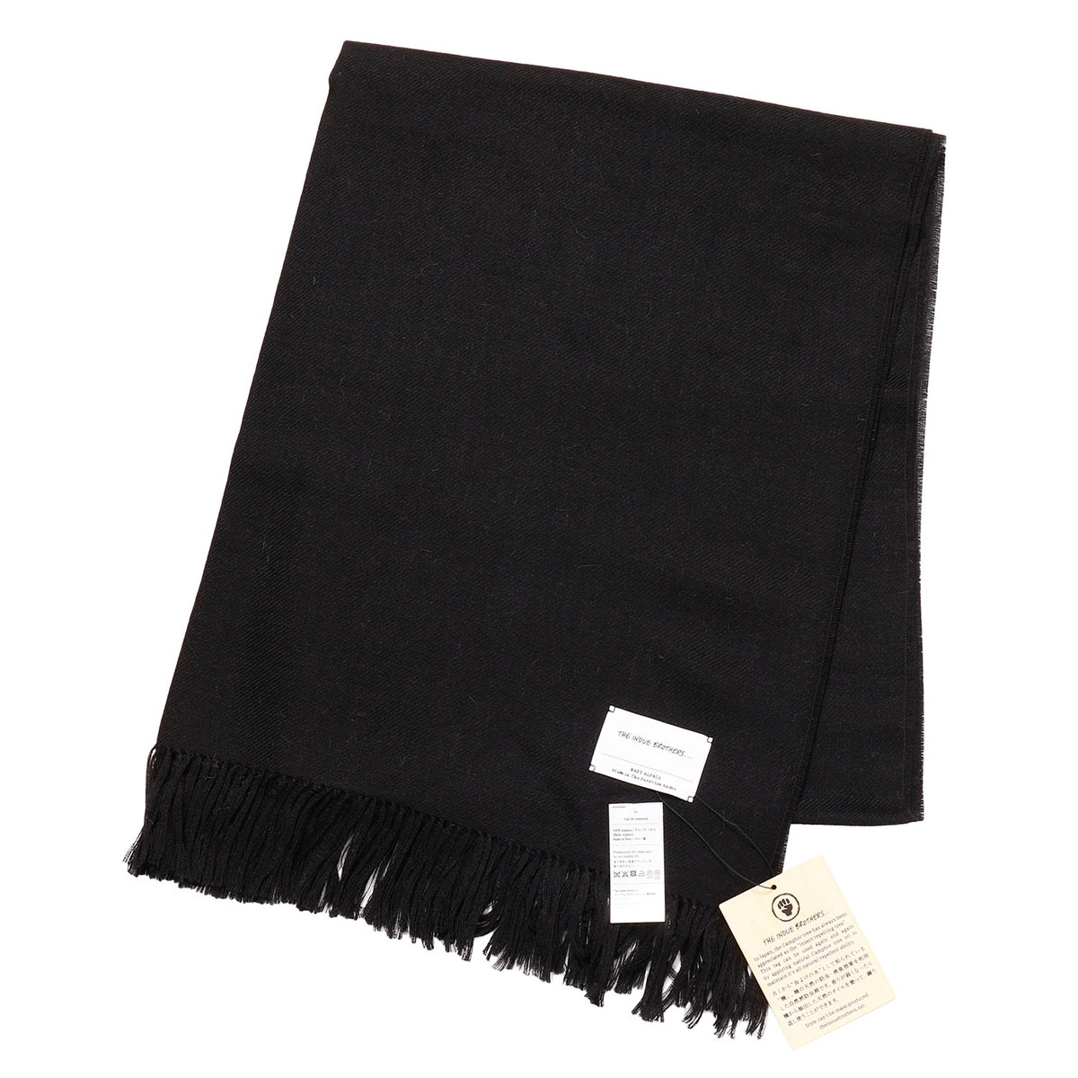 イノウエブラザーズ Non Brushed Large Stole Non Brushed Large Stole - THE INOUE BROTHERS (イノウエ