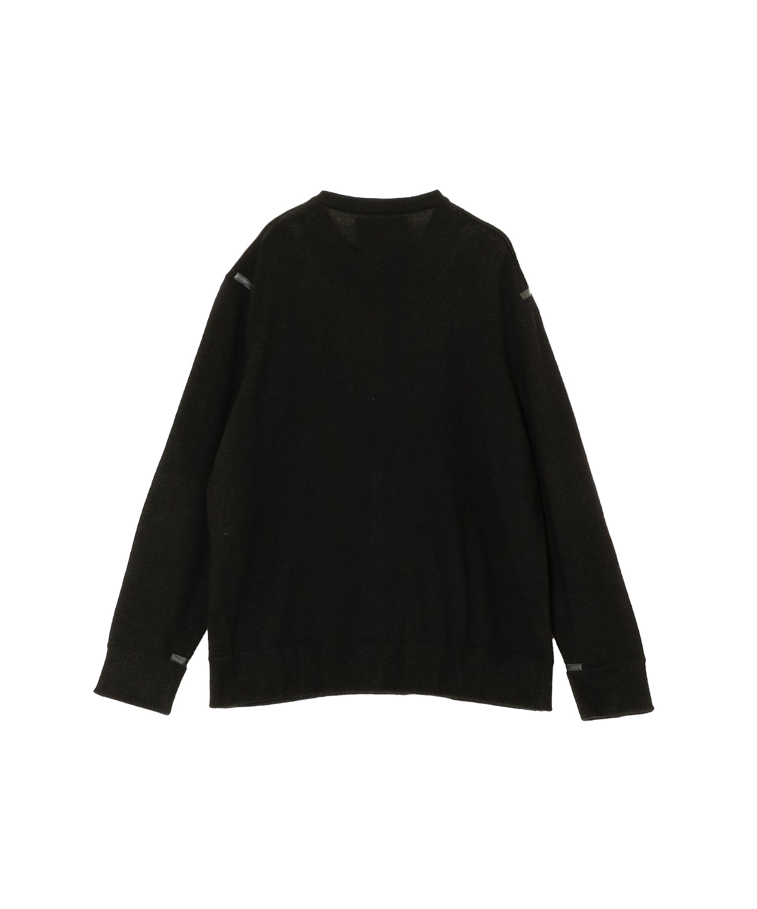 Crew Neck Sweater / Pure Black