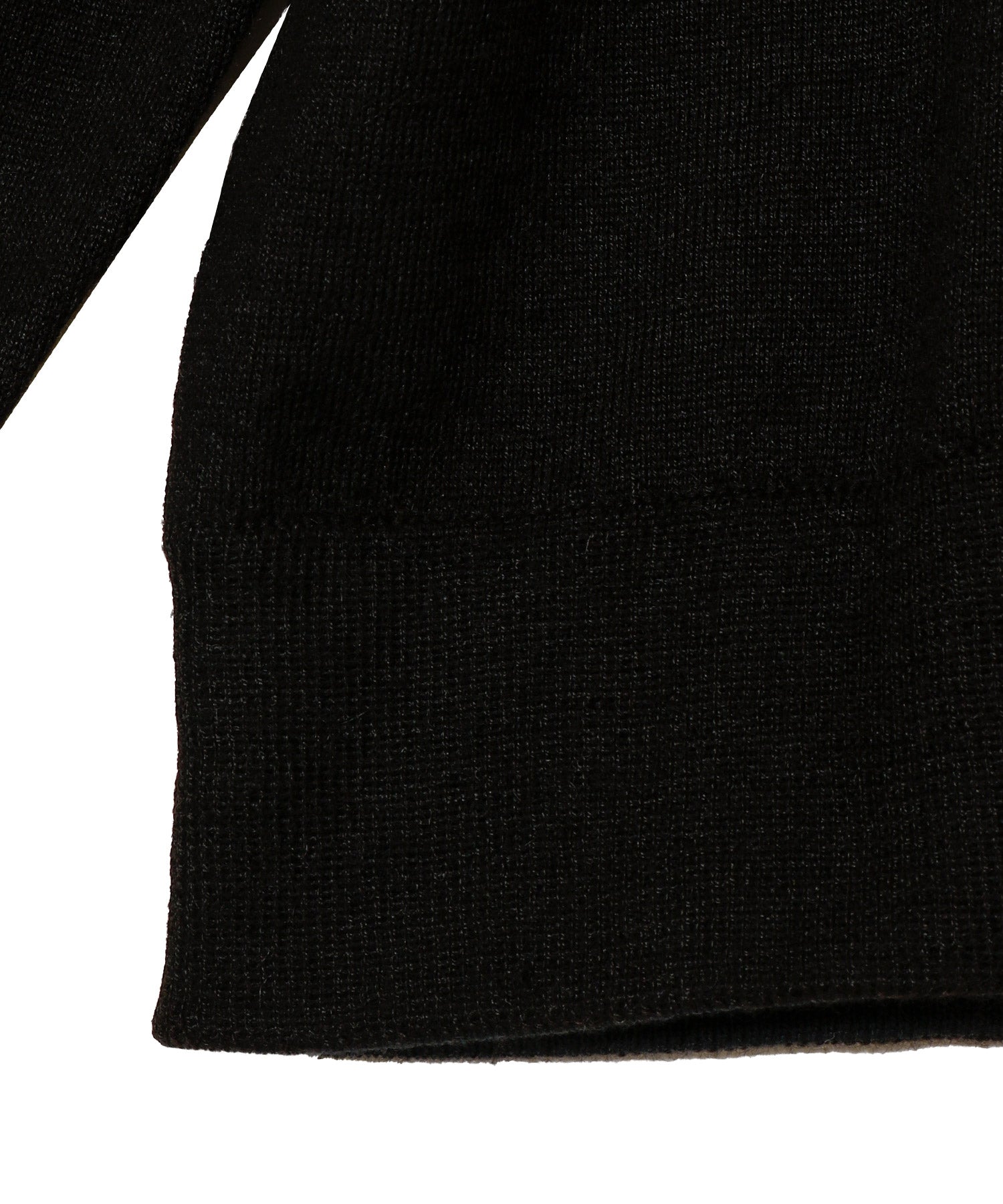 Crew Neck Sweater / Pure Black