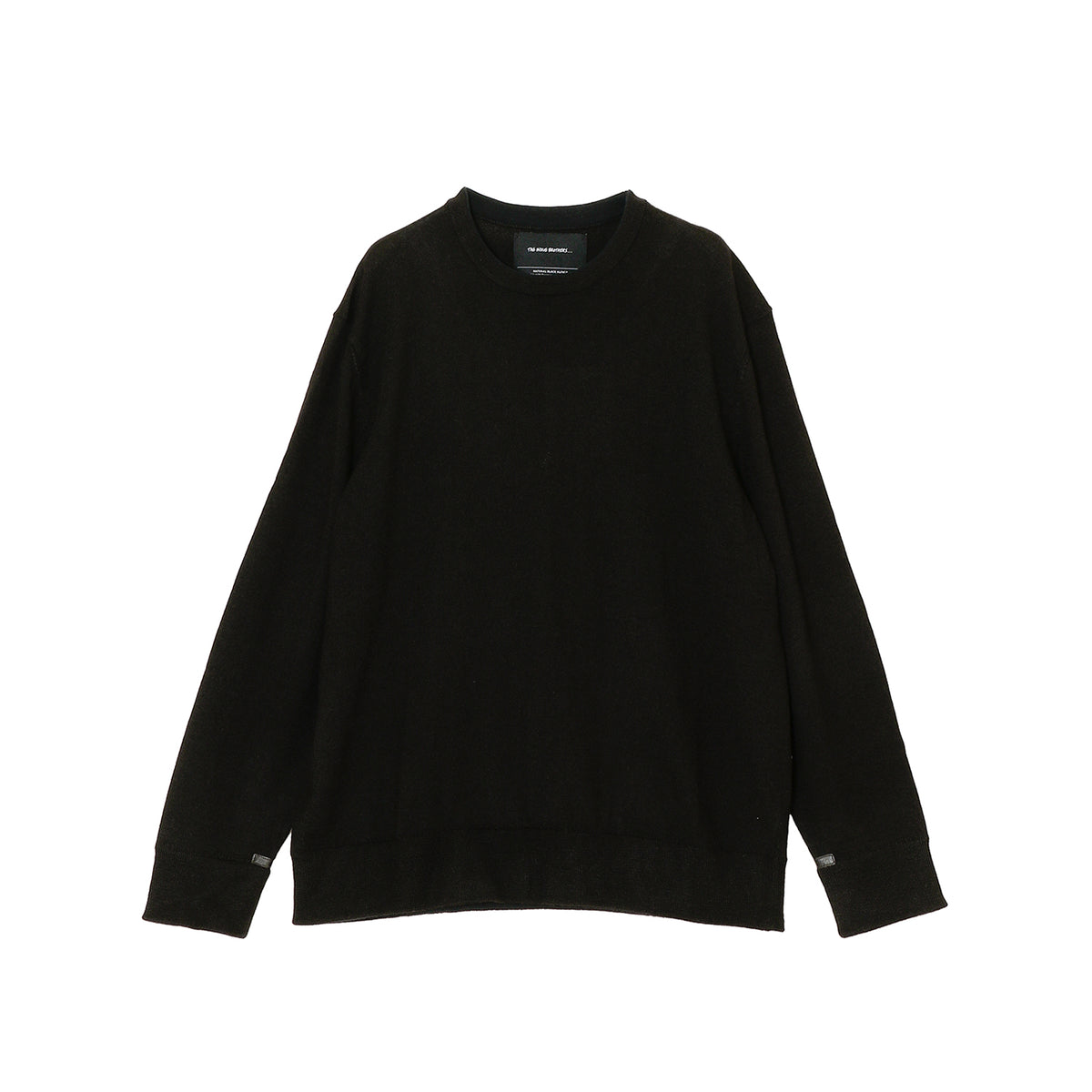 イノウエブラザーズ THE INOUE BROTHERS CREW NECK Crew Neck Sweater / Pure Black - THE INOUE BROTHERS (イノウエ
