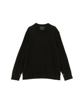 Crew Neck Sweater / Pure Black