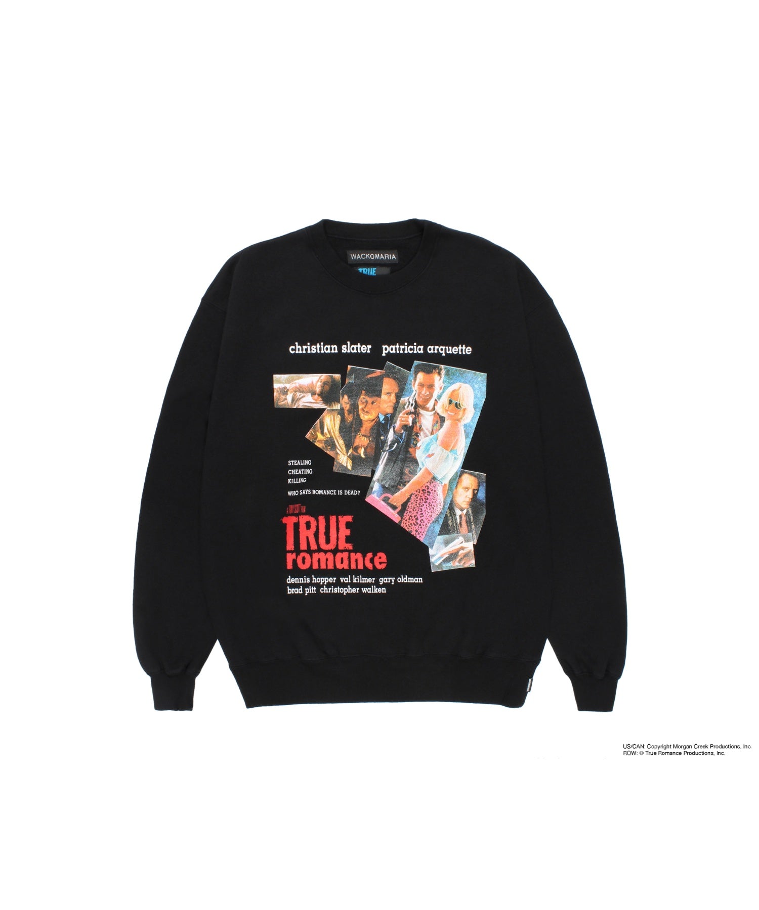 TRUE ROMANCE / WASHED HEAVY WEIGHT SWEAT SHIRT