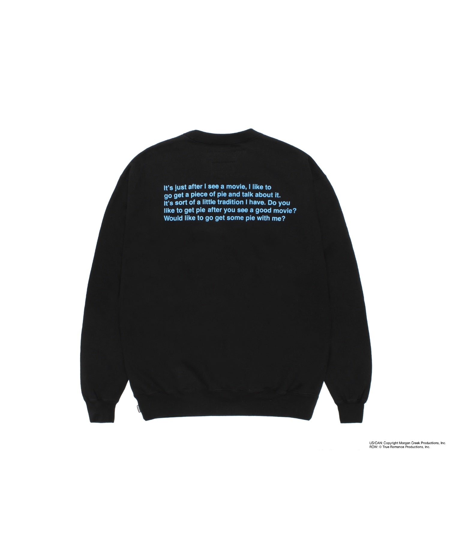 TRUE ROMANCE / WASHED HEAVY WEIGHT SWEAT SHIRT
