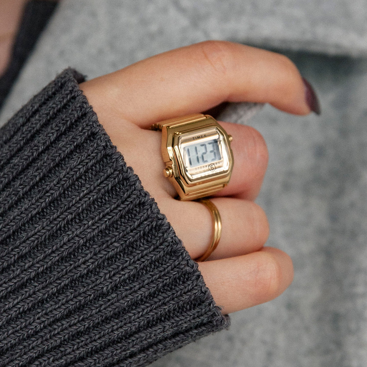 MM6 Maison Margiela T80 Ring Watch　M/L Timex x MM6 T80 Ring Watch Size S/M - MM6 MAISON MARGIELA
