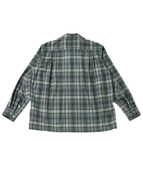 2P Sports Open L/S Shirts Wool Plaids