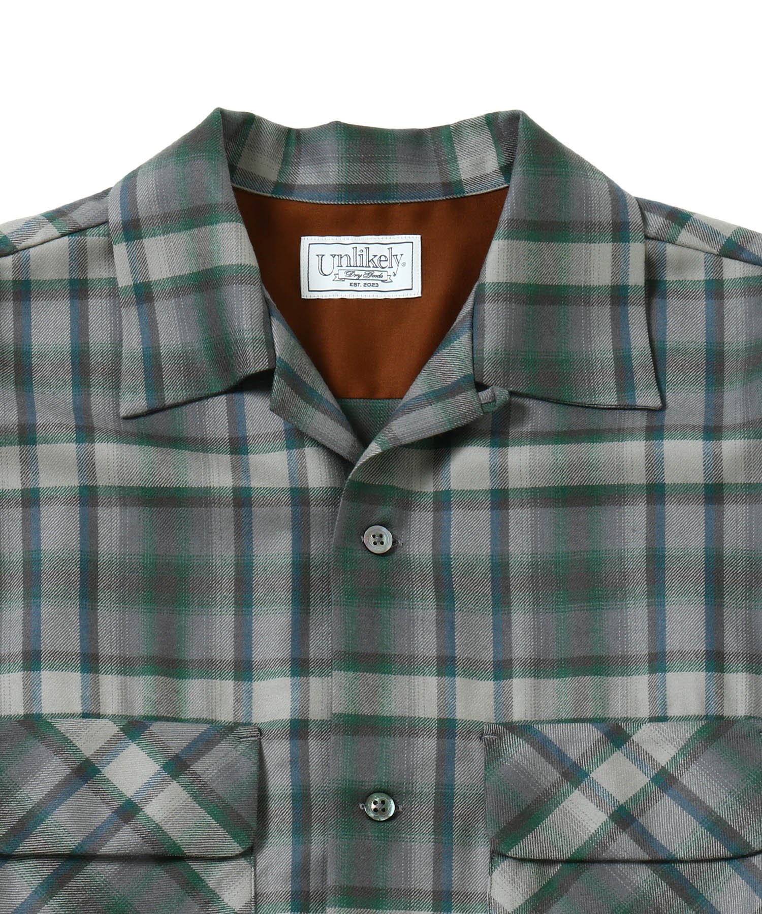 2P Sports Open L/S Shirts Wool Plaids