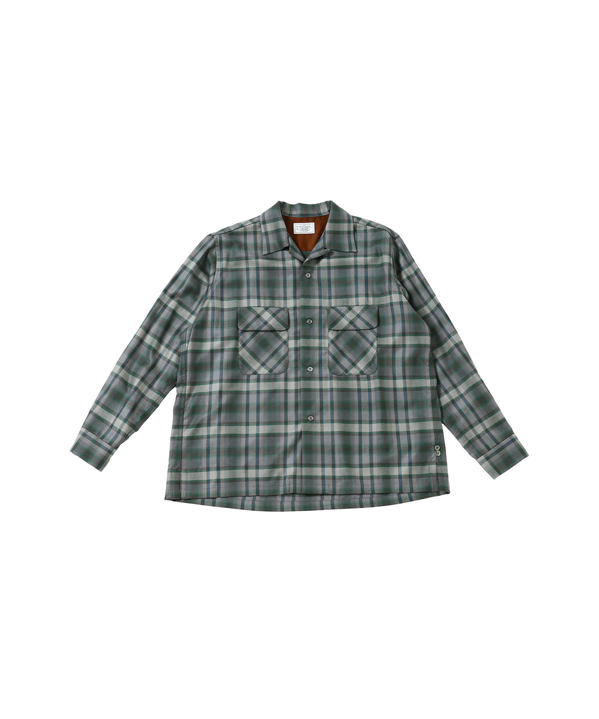 2P Sports Open L/S Shirts Wool Plaids