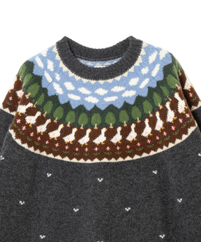 Unlikely Fair Isle “Duck”