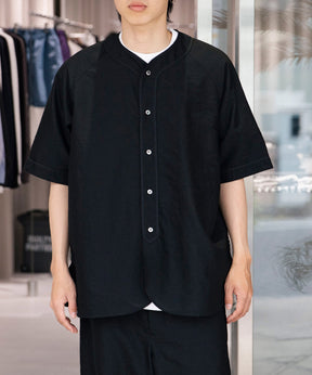 COMMEdesGARCONS GANRYU ベースボールシャツ M 白/黒 JUNYA WATANABE COMME des GARCONS レディース XL 相当 ドルマン