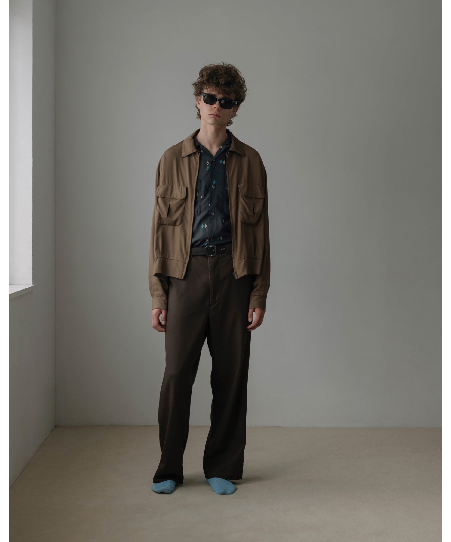 Unlikely Rayon Shirts S/S Argyle - Unlikely (アンライクリー