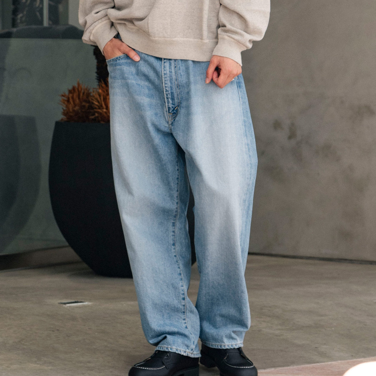 Unlikely Time Travel Jean Wide 1977 Wash - Unlikely (アンライ