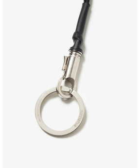 VOYAGER KEY RING WITH LEATHER STRAP by END