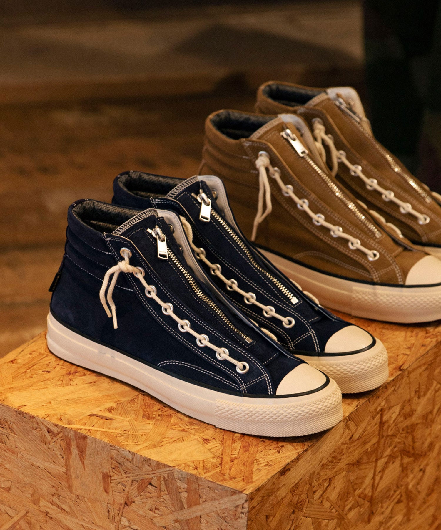 DWELLER TRAINER 2 HI COW LEATHER WITH GORE-TEX by SPINGLE