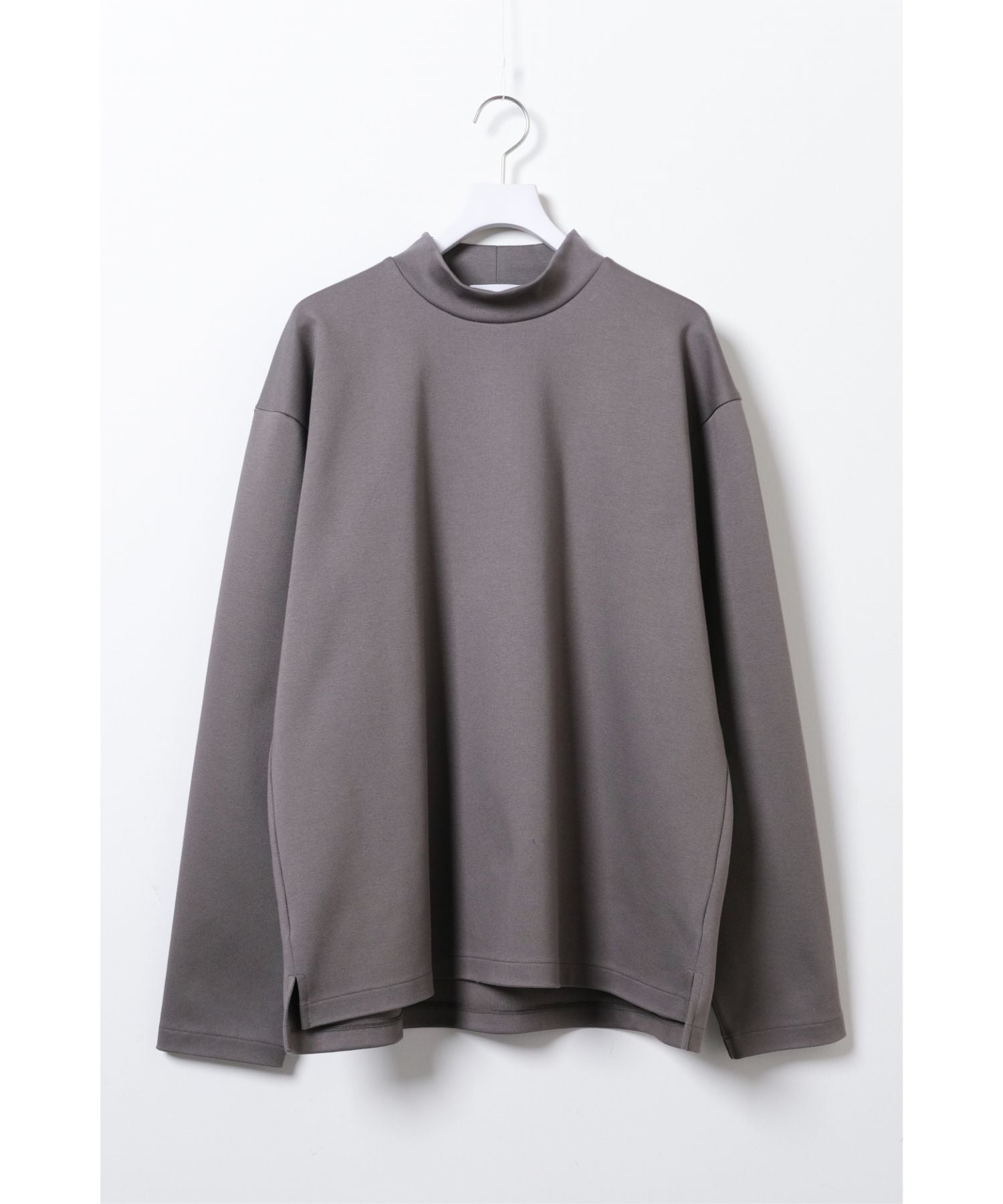Smooth Mock Turtle Neck T-Shirt