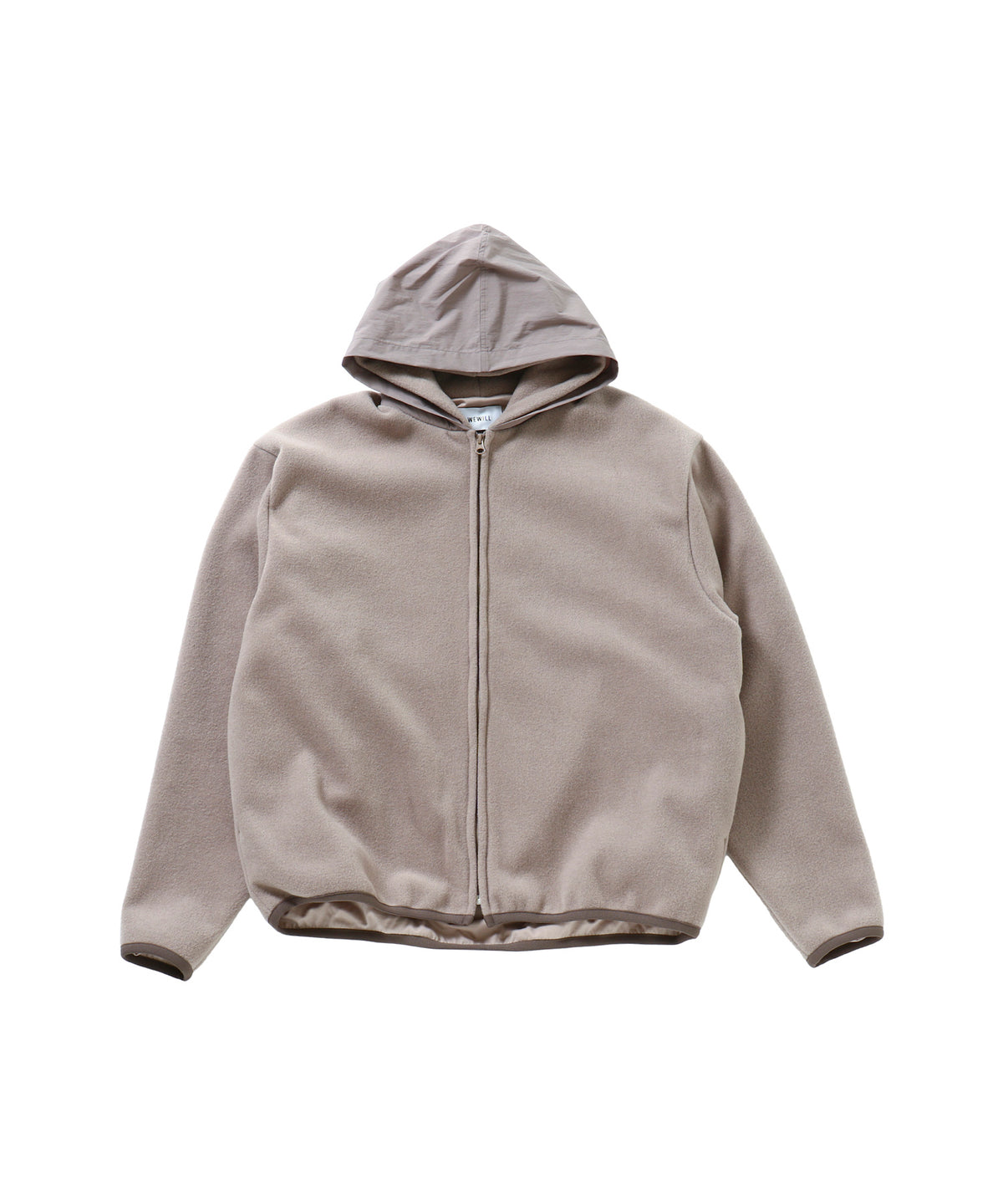 HOODED FLEECE JACKET