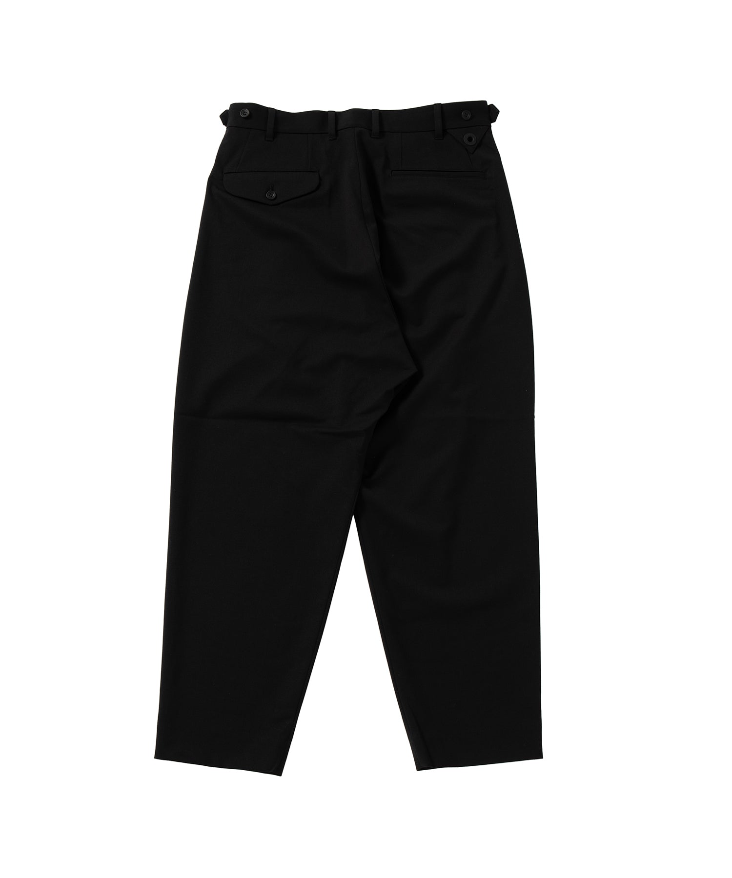 2 TUCK TWILL WIDE PANTS