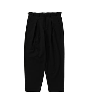 2 TUCK TWILL WIDE PANTS