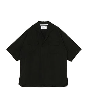 ITALIAN COLLAR SHORT SLEEVE SHIRT