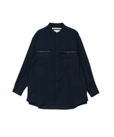 BAND COLLAR MULTI POCKET SHIRT