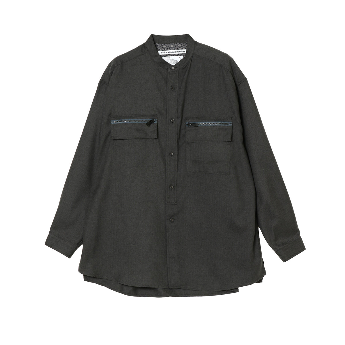 BAND COLLAR MULTI POCKET SHIRT - White Mountaineering (ホワイト