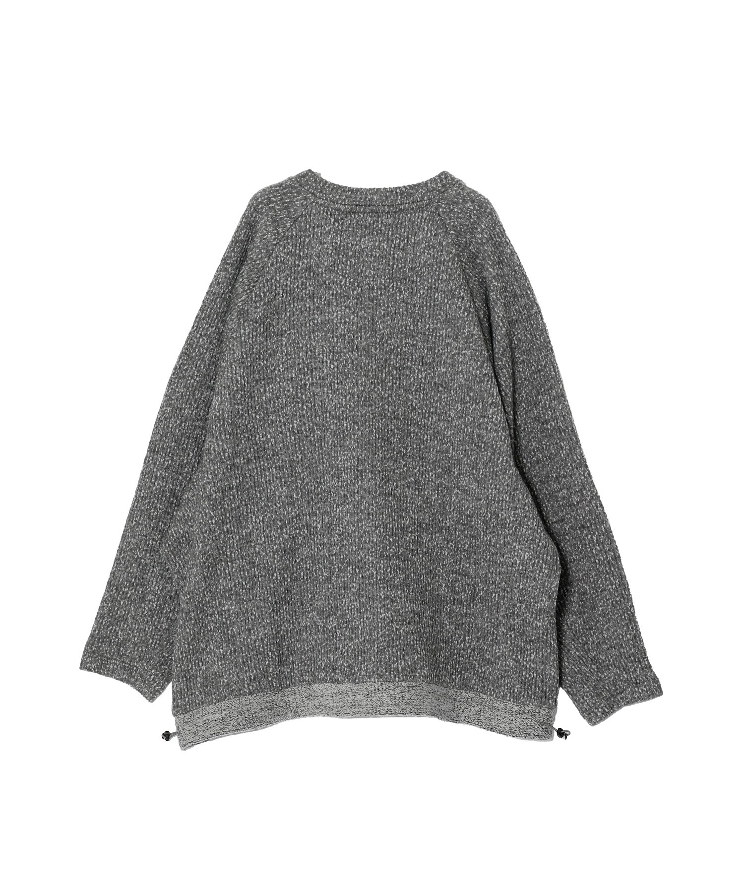MELANGE WIDE RAGLAN PULLOVER