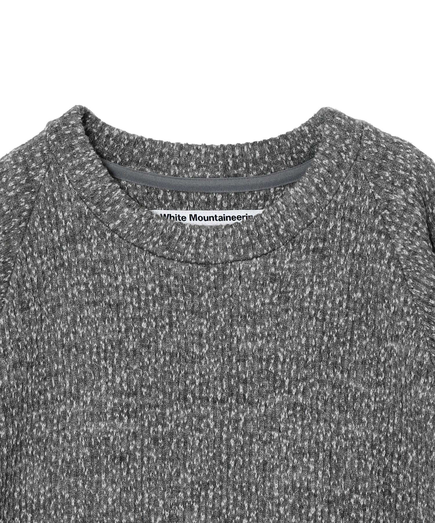 MELANGE WIDE RAGLAN PULLOVER
