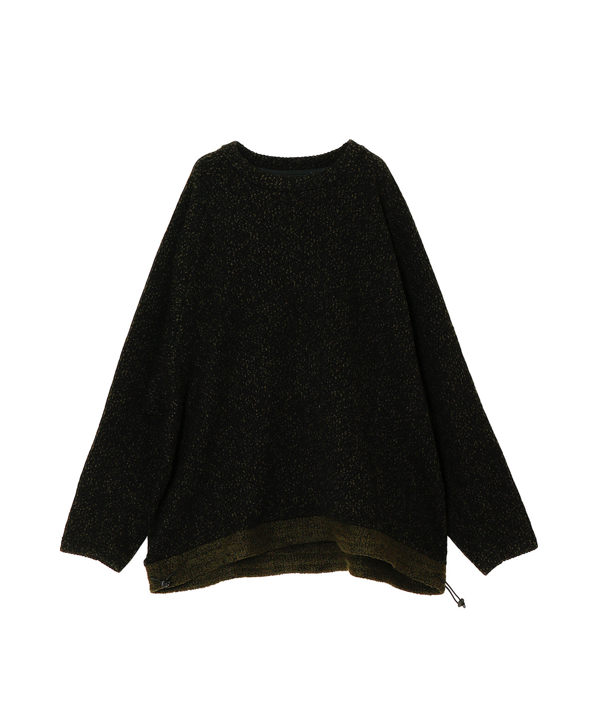MELANGE WIDE RAGLAN PULLOVER
