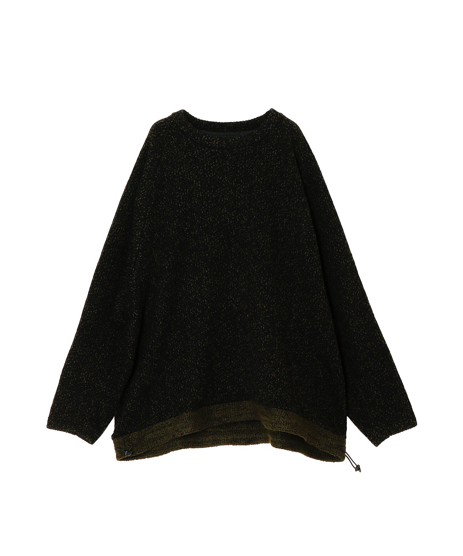 MELANGE WIDE RAGLAN PULLOVER