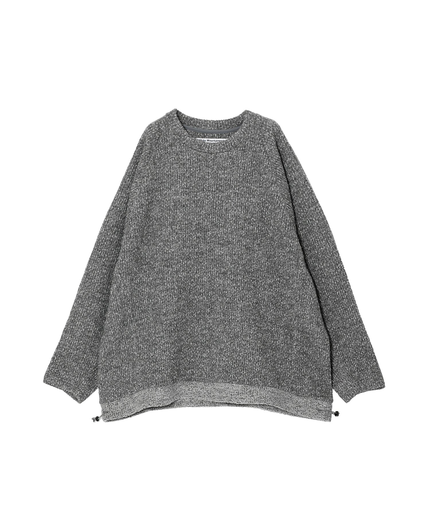MELANGE WIDE RAGLAN PULLOVER