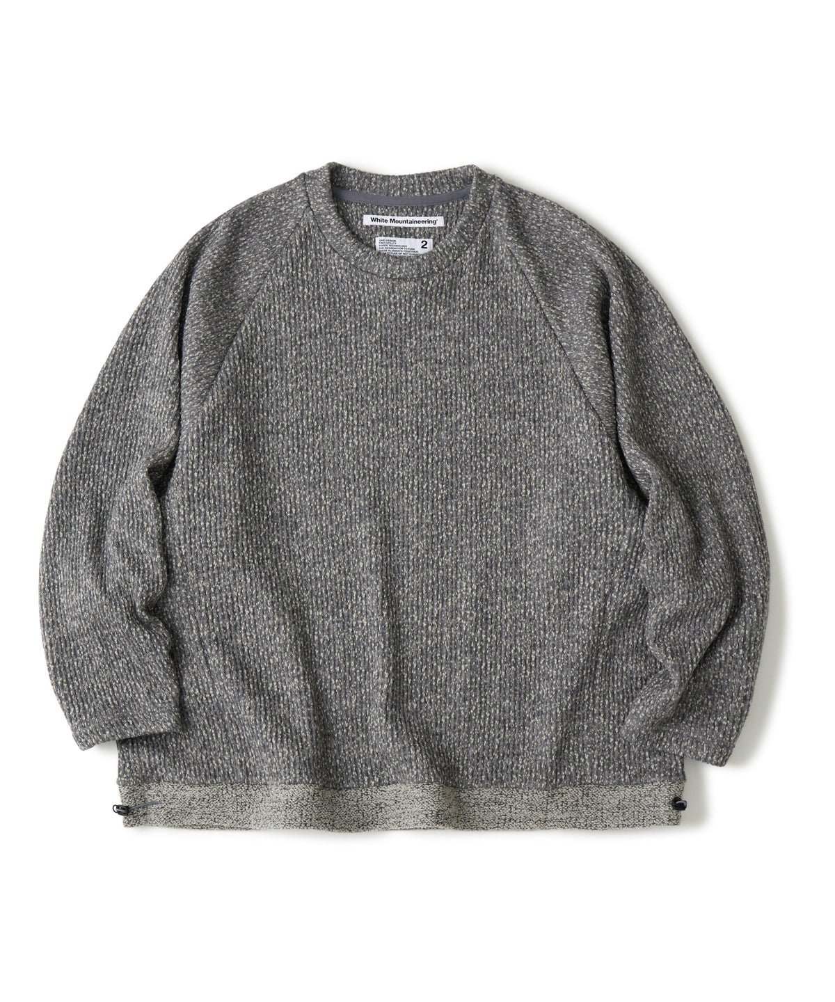 MELANGE WIDE RAGLAN PULLOVER