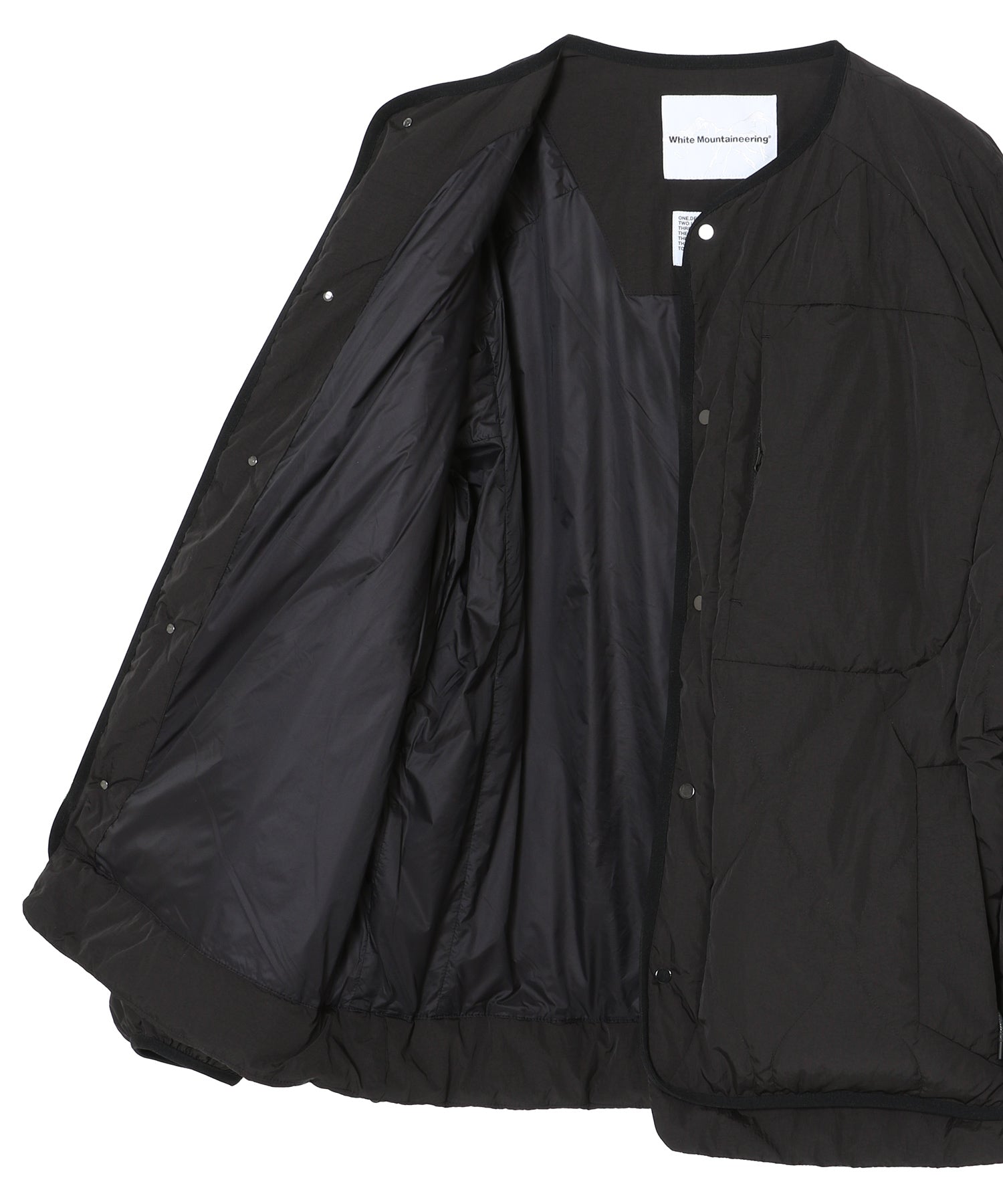 WM×TAION COLLARLESS DOWN JACKET