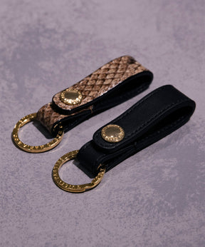 PYTHON LEATHER KEY HOLDER
