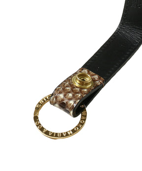 PYTHON LEATHER KEY HOLDER ( WACKO MARIA GUILTY PARTIES ) ( TYPE-2 )