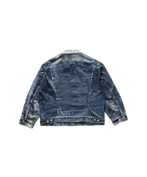 綿ツイル インクジェットプリントLevi's Wネーム BerBerJin