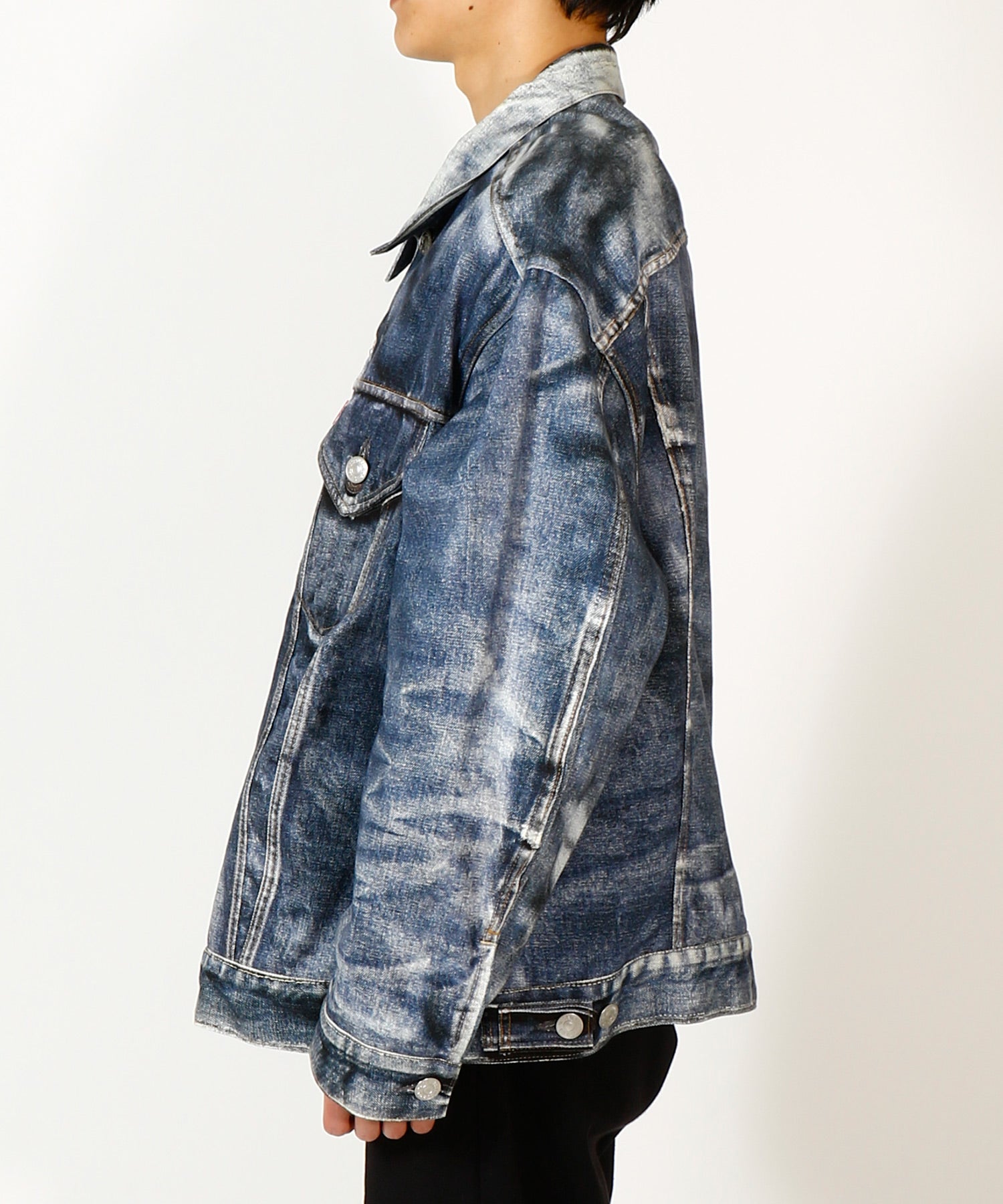 ジャケット 綿ツイル 転写プリント Levi's Wネーム BerBerJin - JUNYA