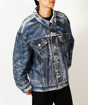 ジャケット 綿ツイル 転写プリント Levi's Wネーム BerBerJin - JUNYA