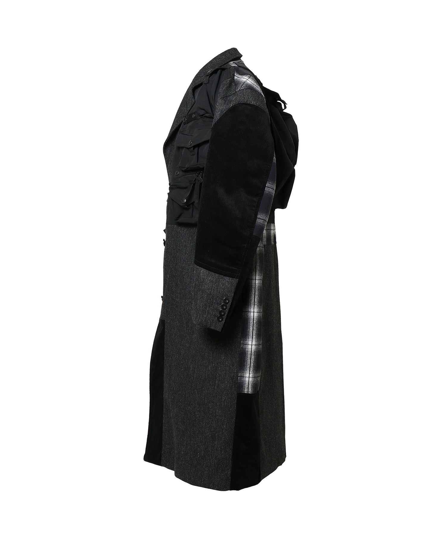 ウールツイードx綿フランネルチェックxエステルオックス Filson Wネーム