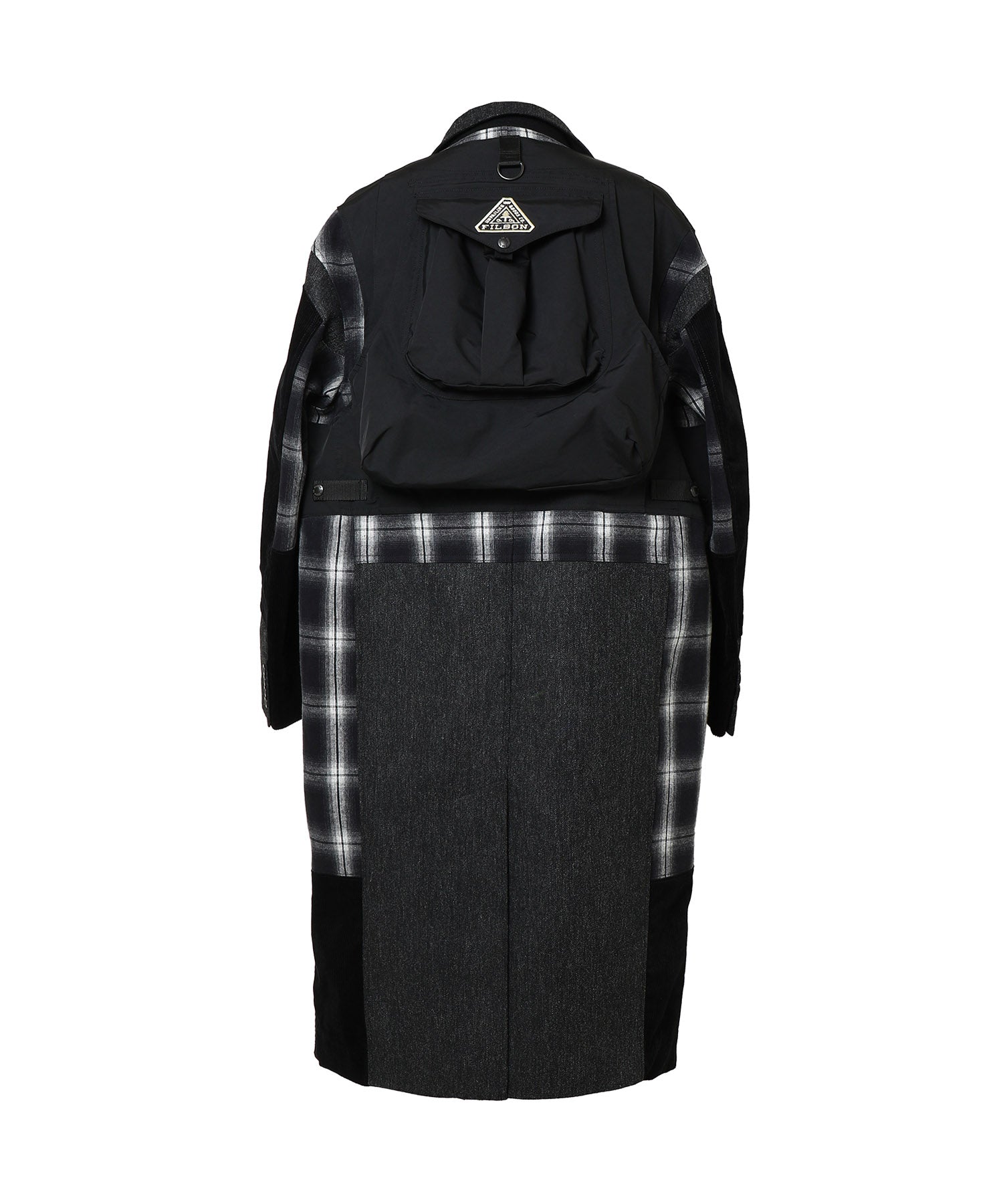 ウールツイードx綿フランネルチェックxエステルオックス Filson Wネーム