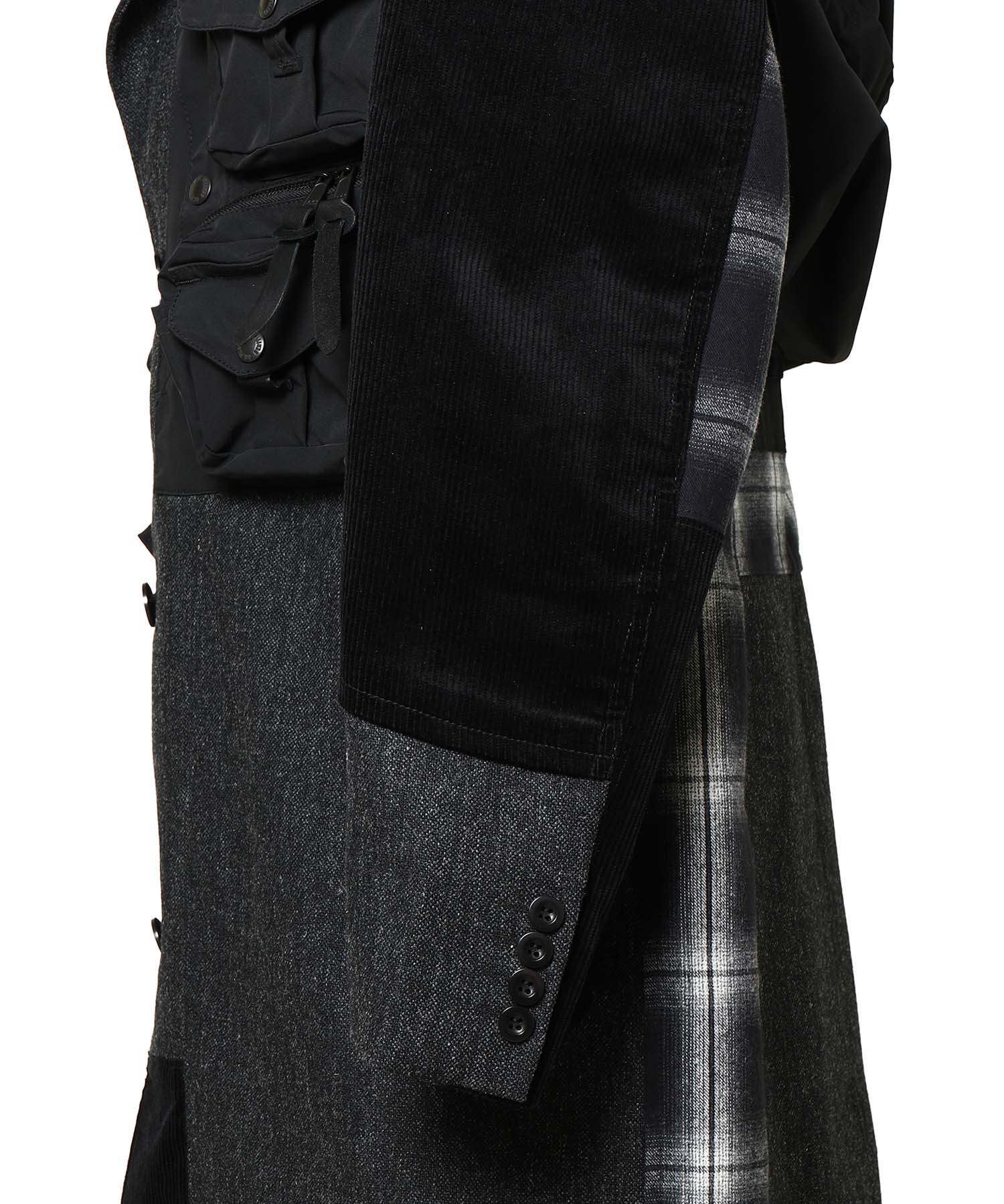 ウールツイードx綿フランネルチェックxエステルオックス Filson Wネーム