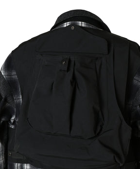 ウールツイードx綿フランネルチェックxエステルオックス Filson Wネーム