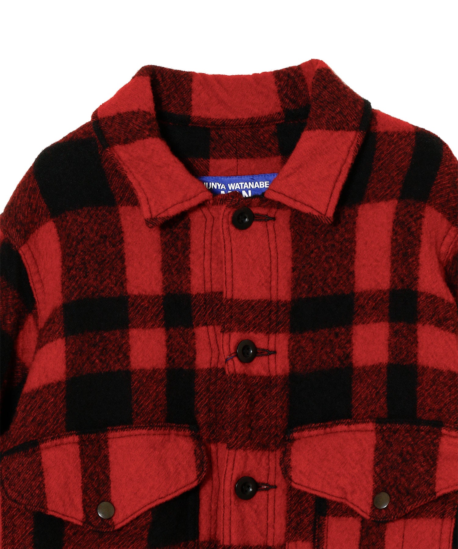 ウールチェック 製品縮絨 Filson Wネーム