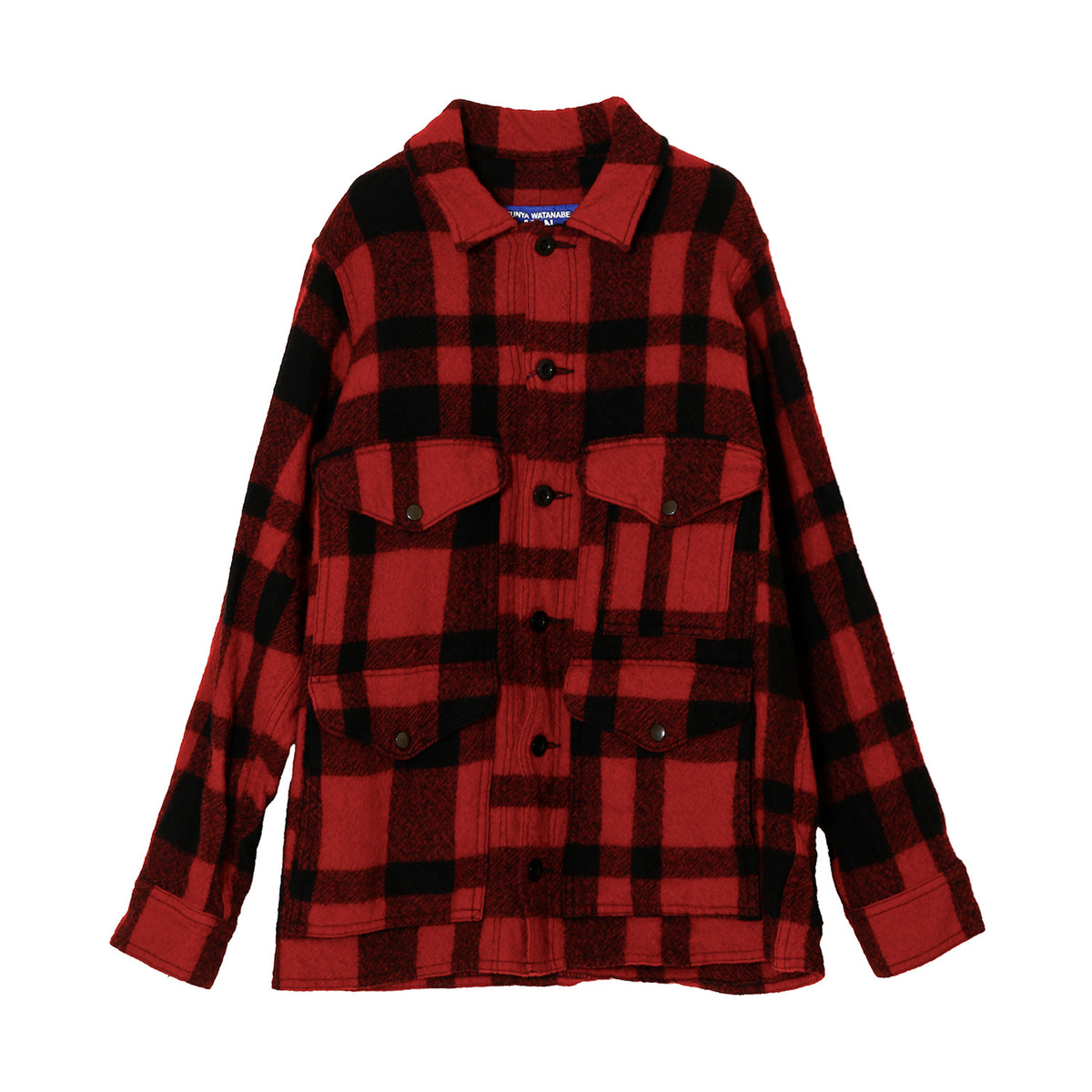 ウールチェック 製品縮絨 Filson Wネーム - JUNYA WATANABE MAN